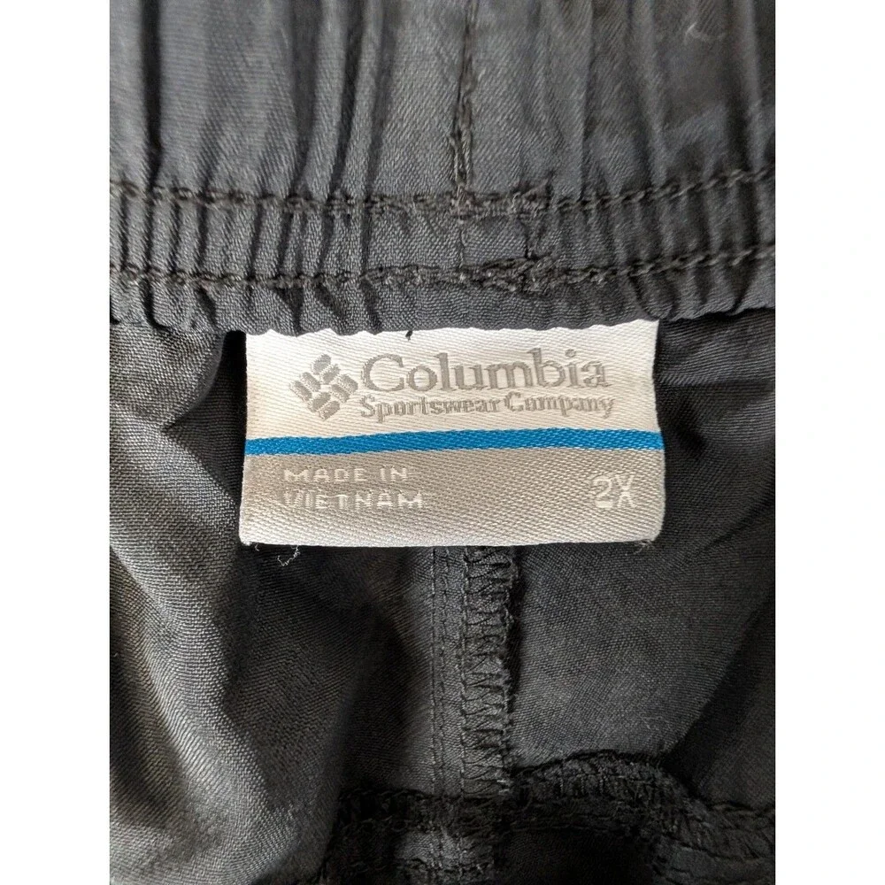 Columbia Women's Black Sandy River II Omni-Shield Nylon Shorts Size 2X Hiking